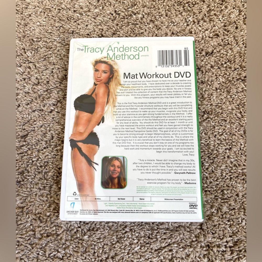 The Tracy Anderson Method - Mat Workout DVD - Picture 2 of 4